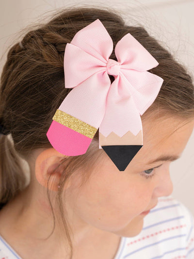 No. 2 Pink Pencil Bow