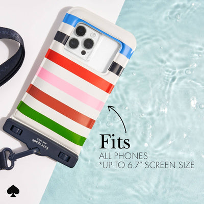 Stripe Kate spade new york Waterproof Phone Pouch