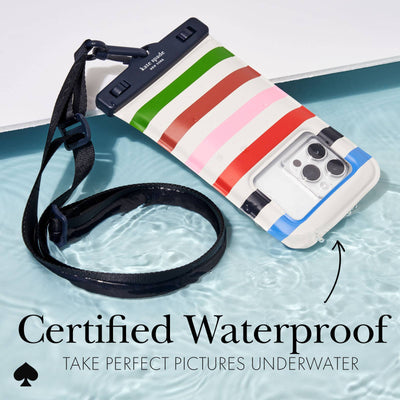 Stripe Kate spade new york Waterproof Phone Pouch