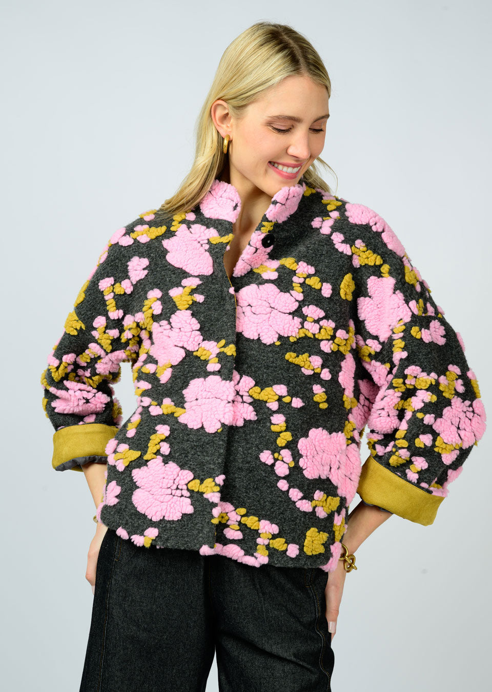 Puff Floral Jacket