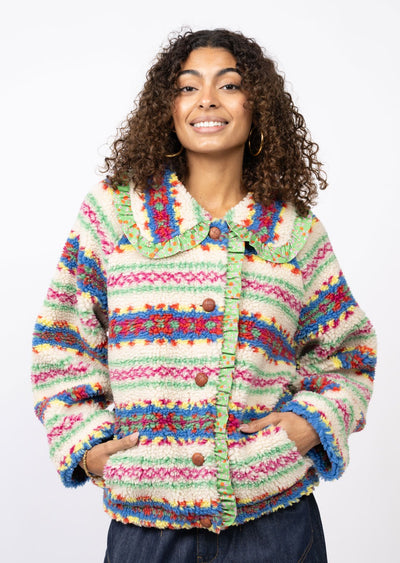 Fair Isle Sherpa Jacket