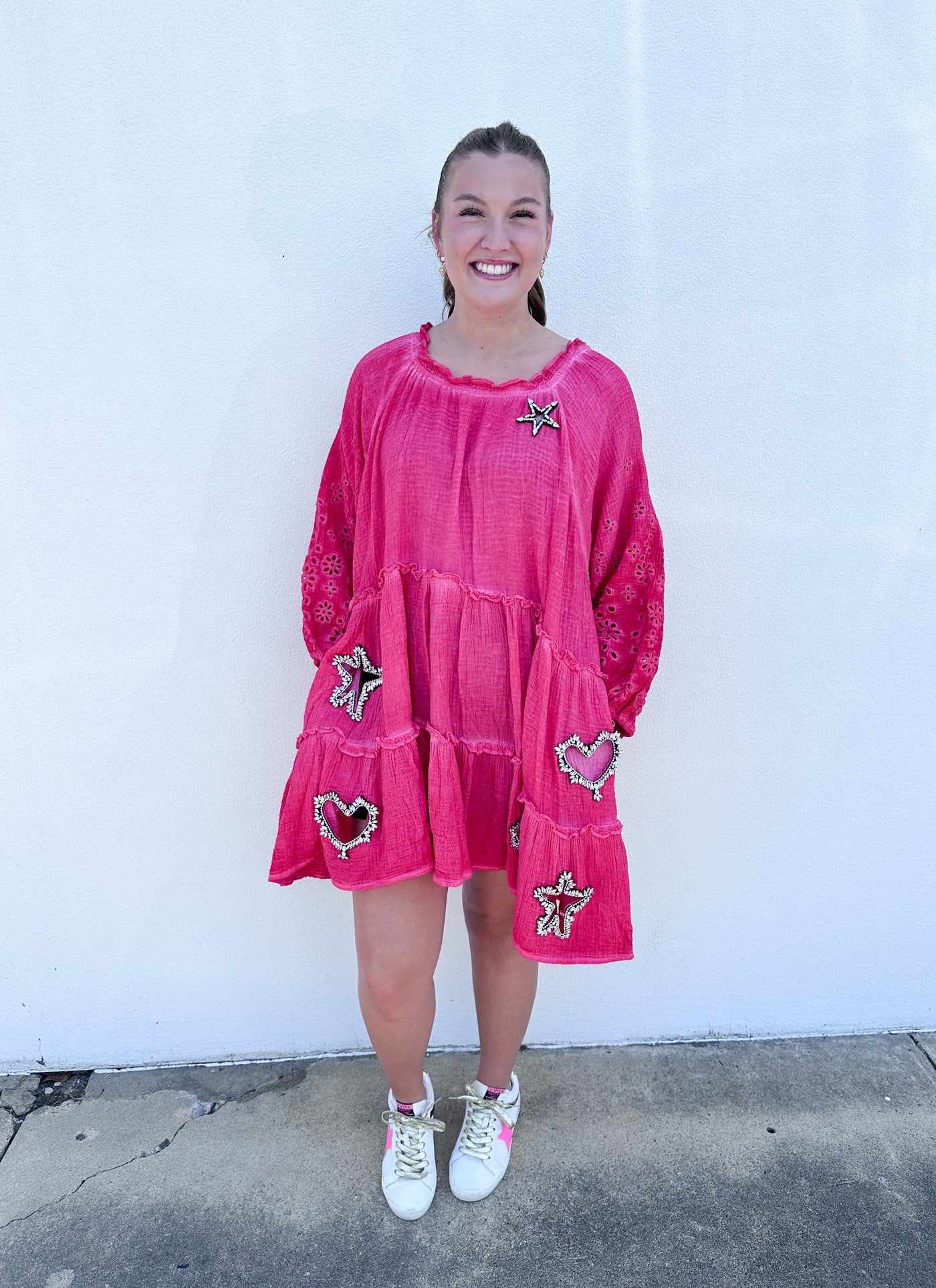 Star Heart Rhinestone Tunic or Dress