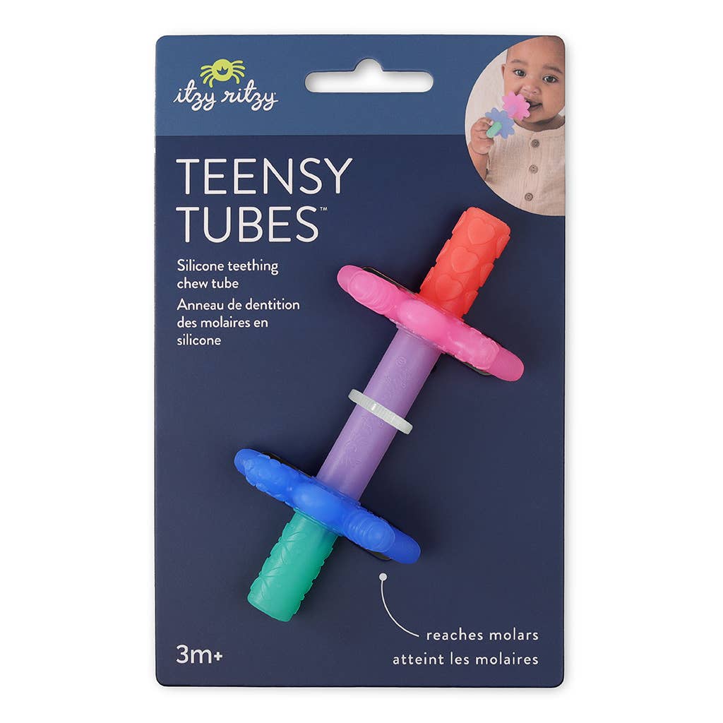 Teensy Tubes™: Pink Rainbow Teether