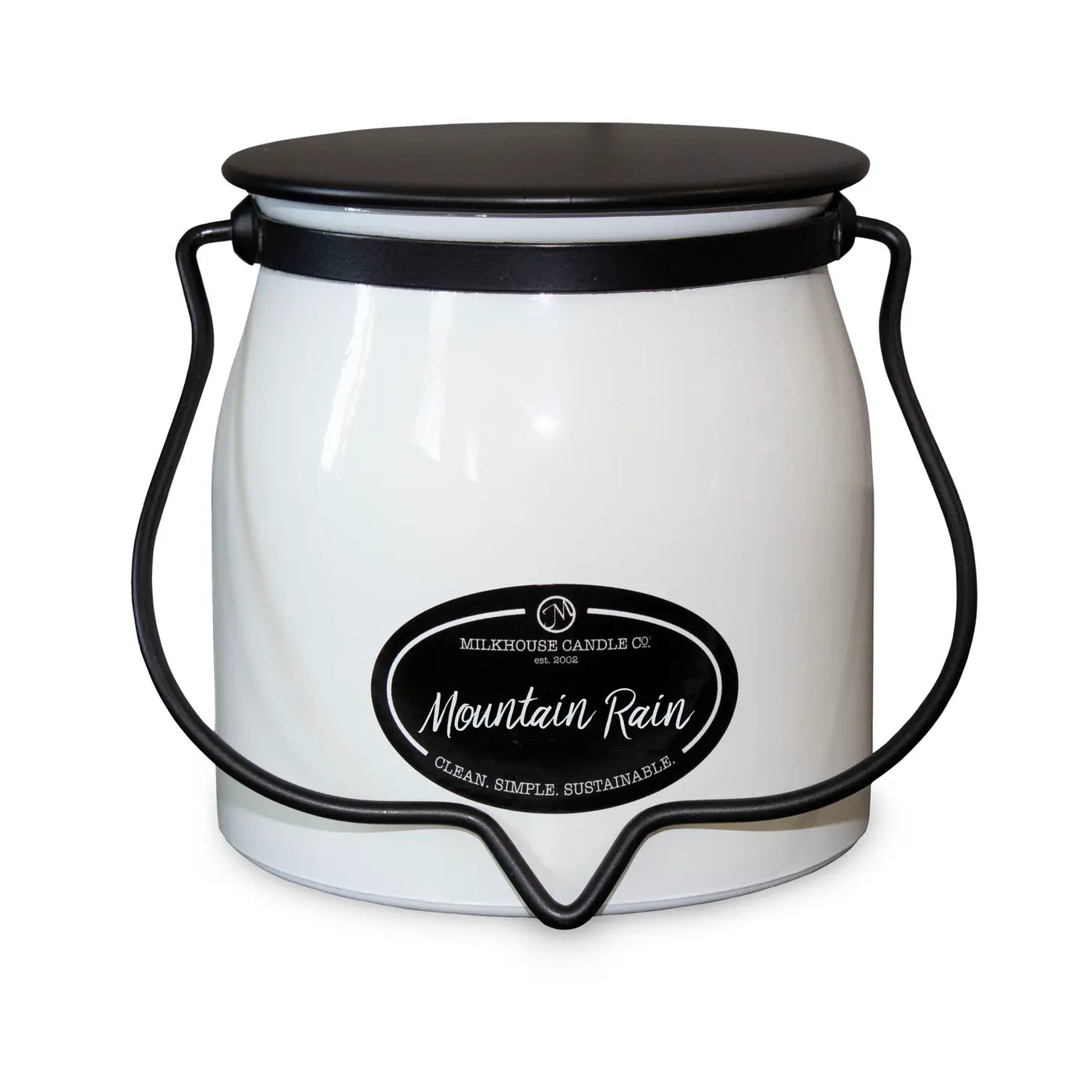 Milkhouse Candle Company - Butter Jar 16 oz: Mountain Rain