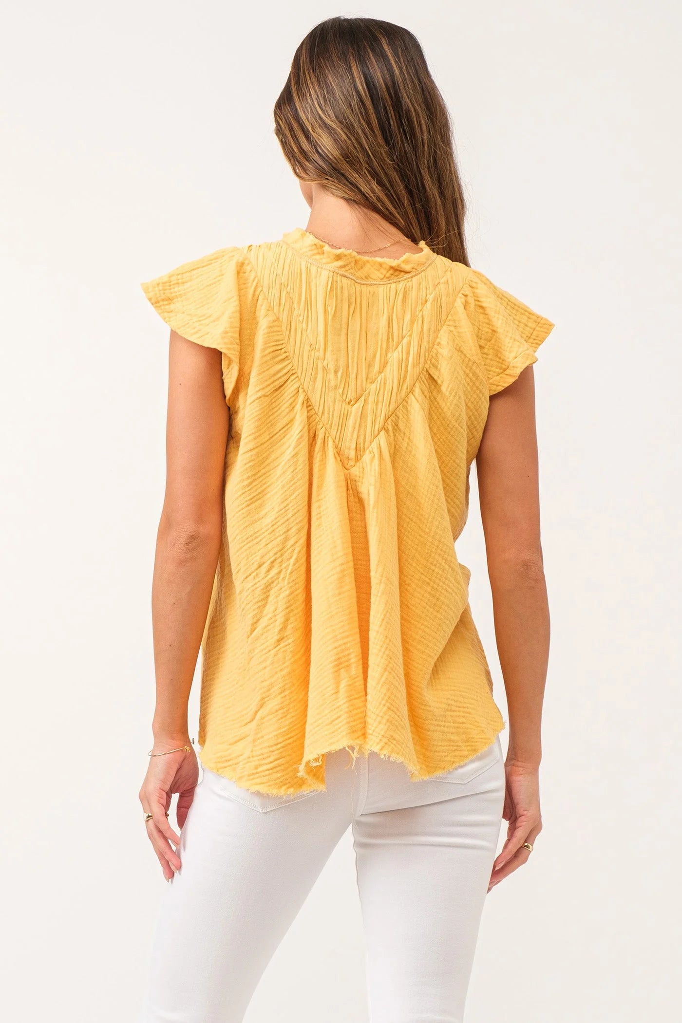 Another Love STER BILLOW BLOUSE SUNRAY GAUZE