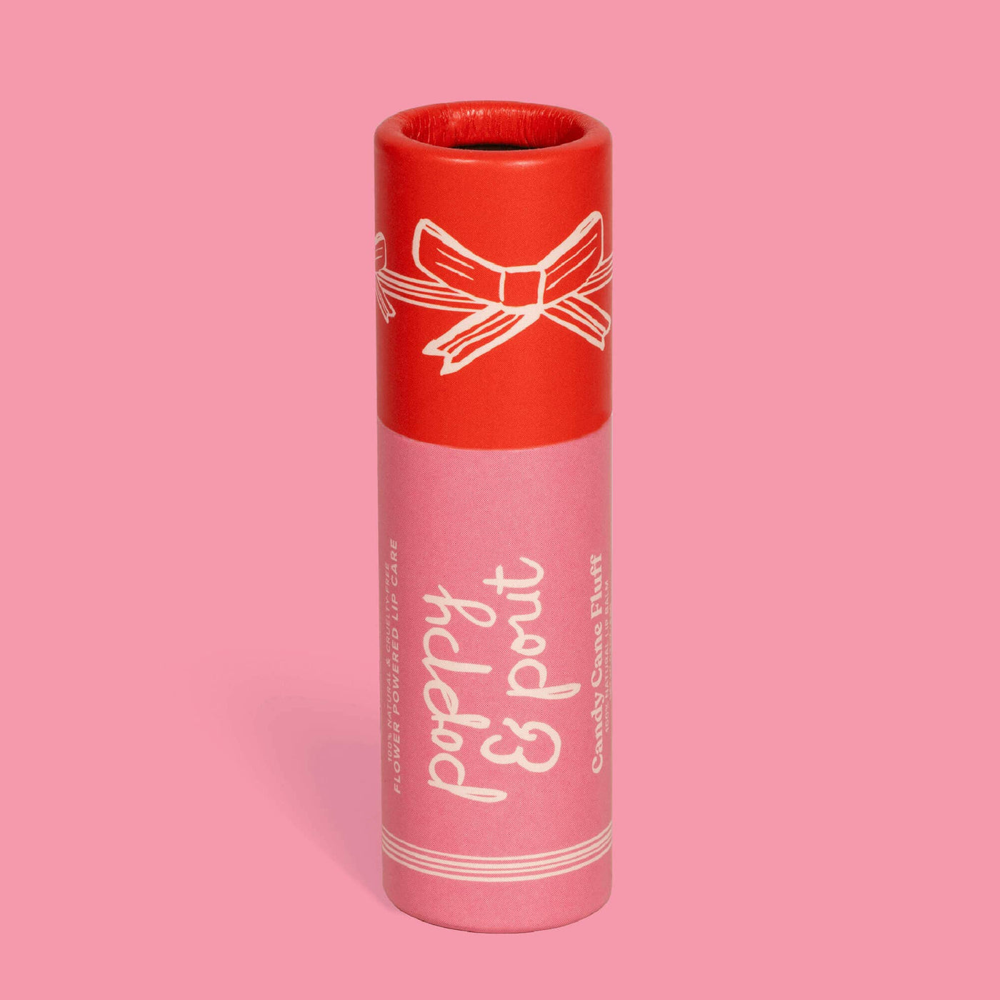 Holiday Candy Cane Fluff Lip Balm