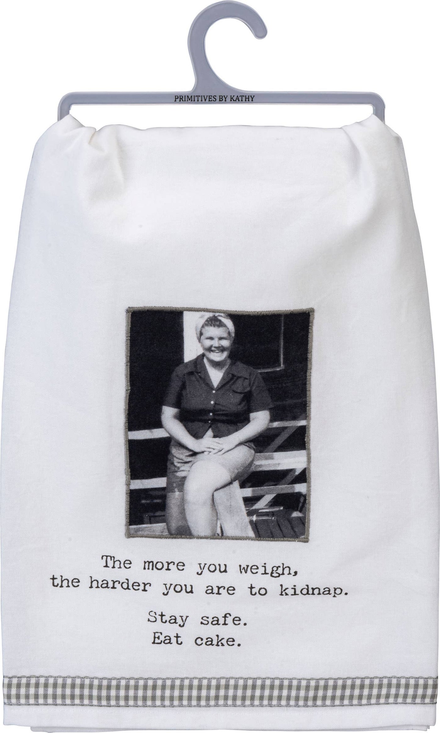 Stay Safe Eat Cake Kitchen Towel