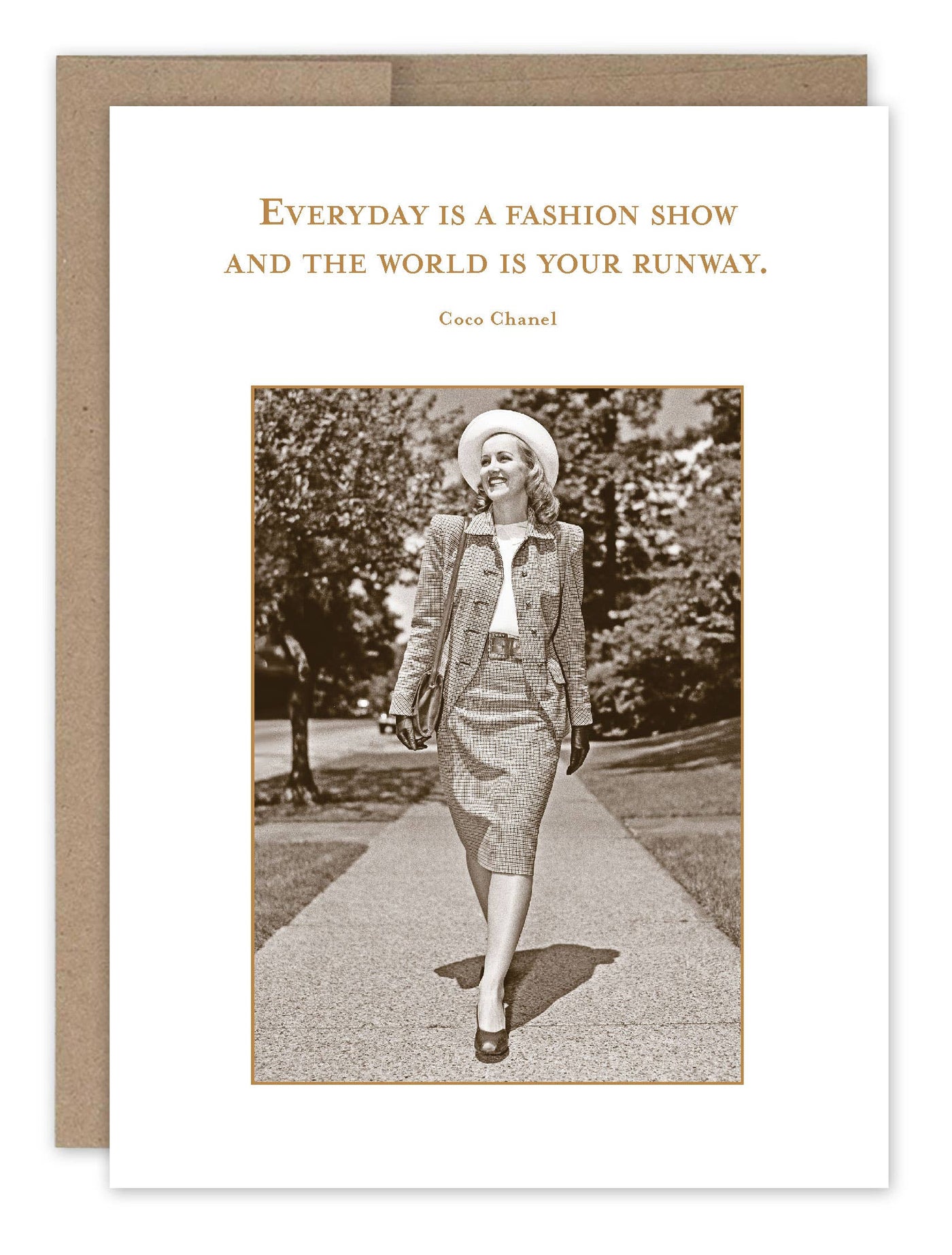 Fashion Show Birthday Card