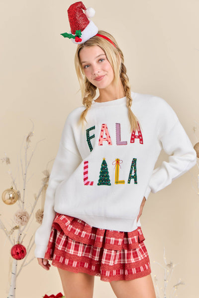 Festive Holiday Falala Sweater