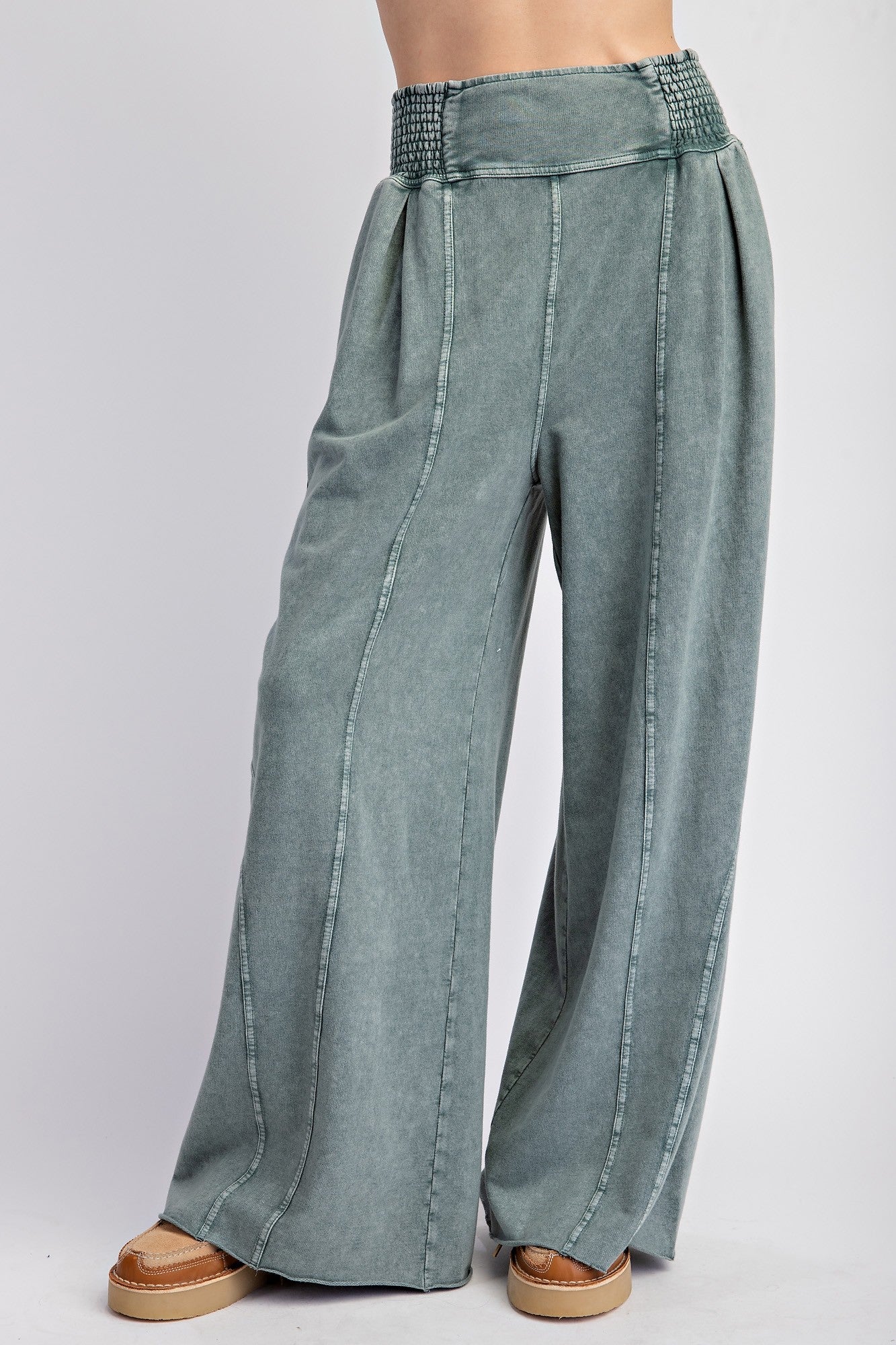 PACIFIC GREEN TERRY KNIT PANTS