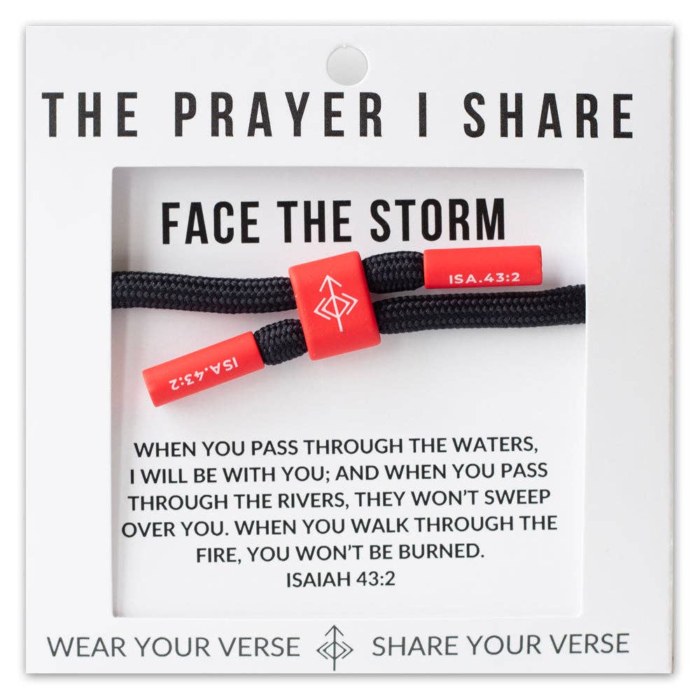 FACE THE STORM Christian Bracelet