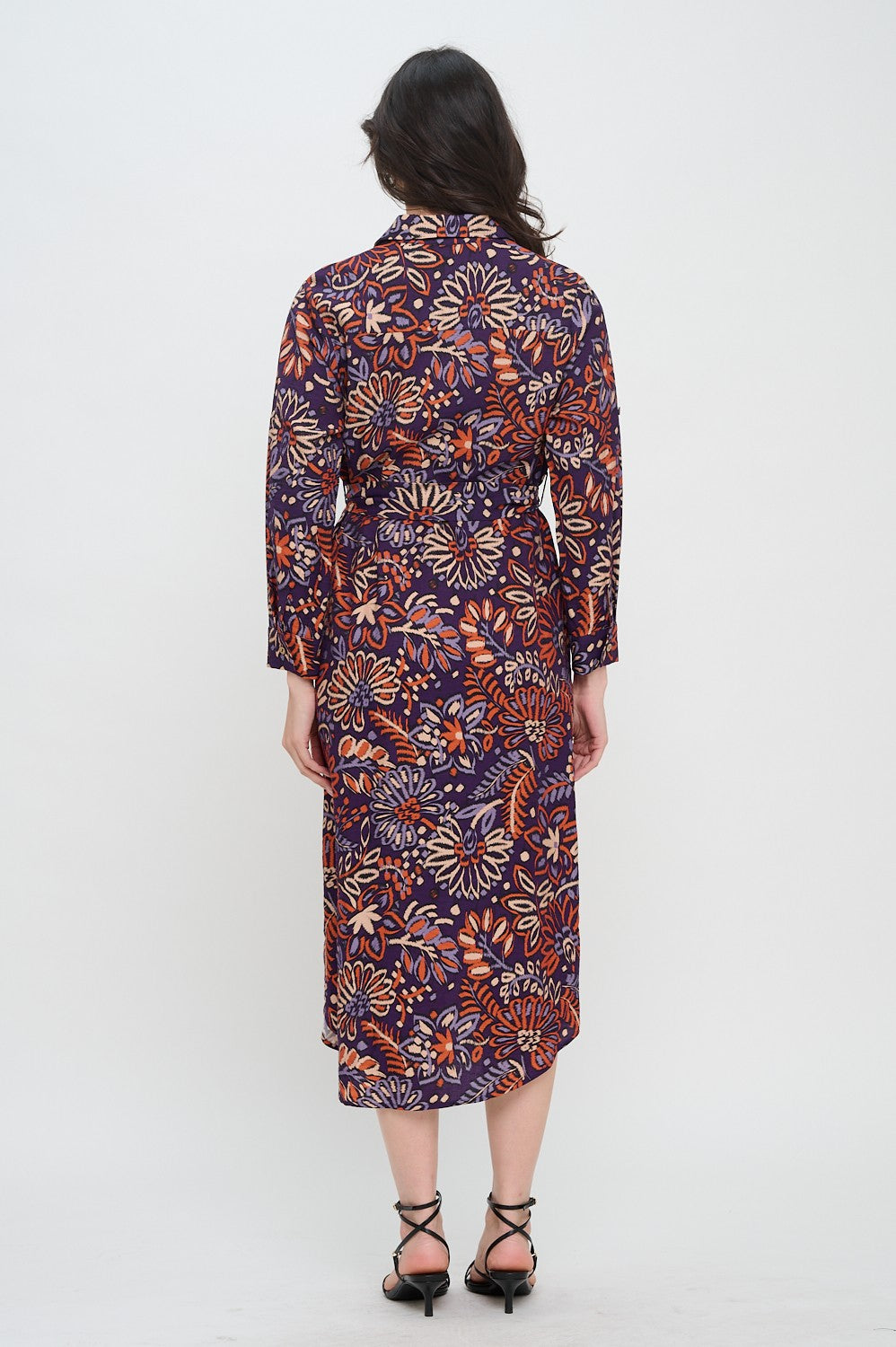 Twilight Ikat Shirt Dress