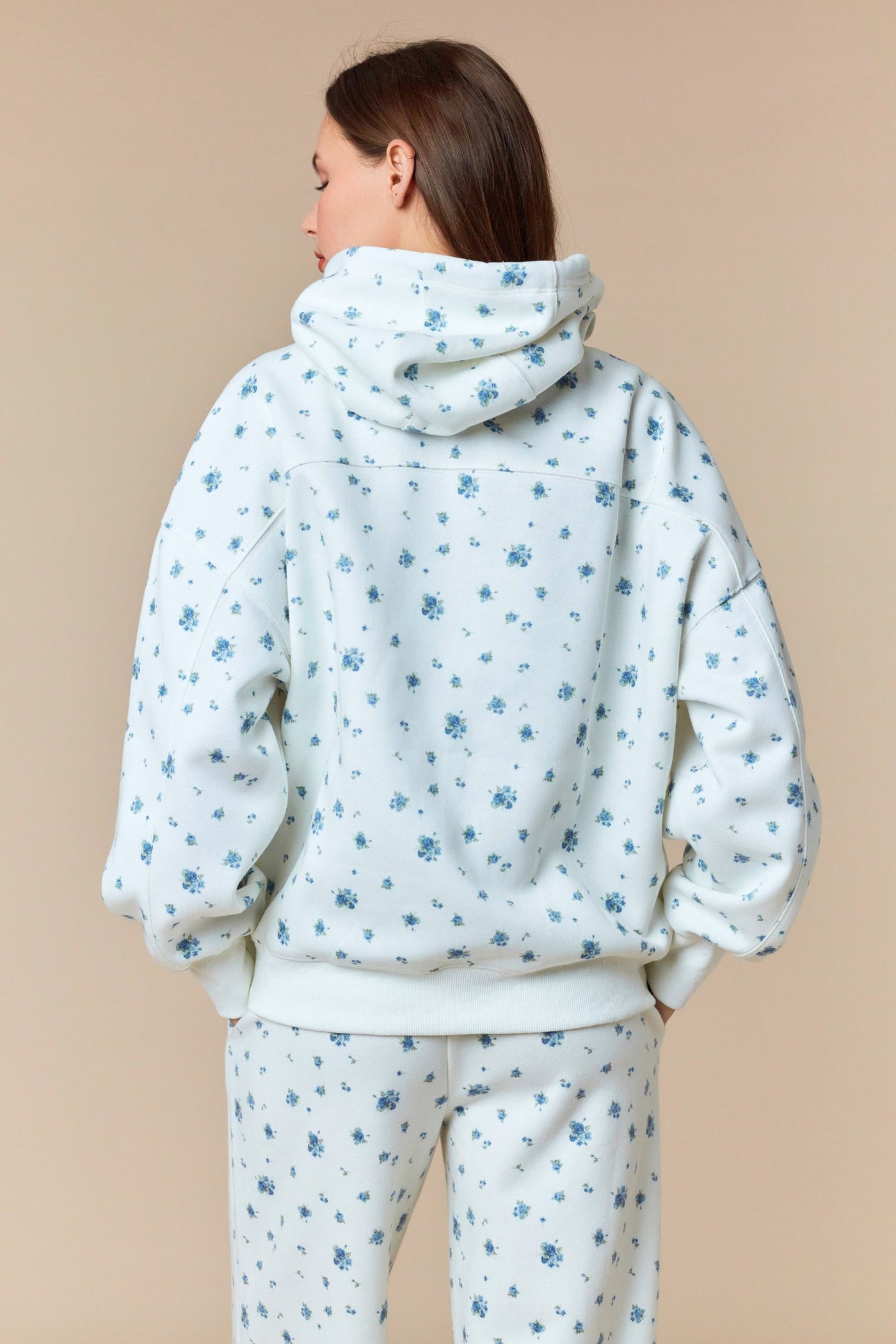 Floral Ditsy Fleece Hoodie