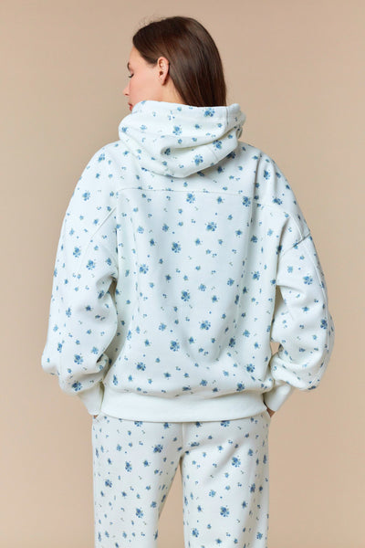 Floral Ditsy Fleece Hoodie