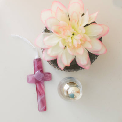 Girls Confirmation Glass Cross