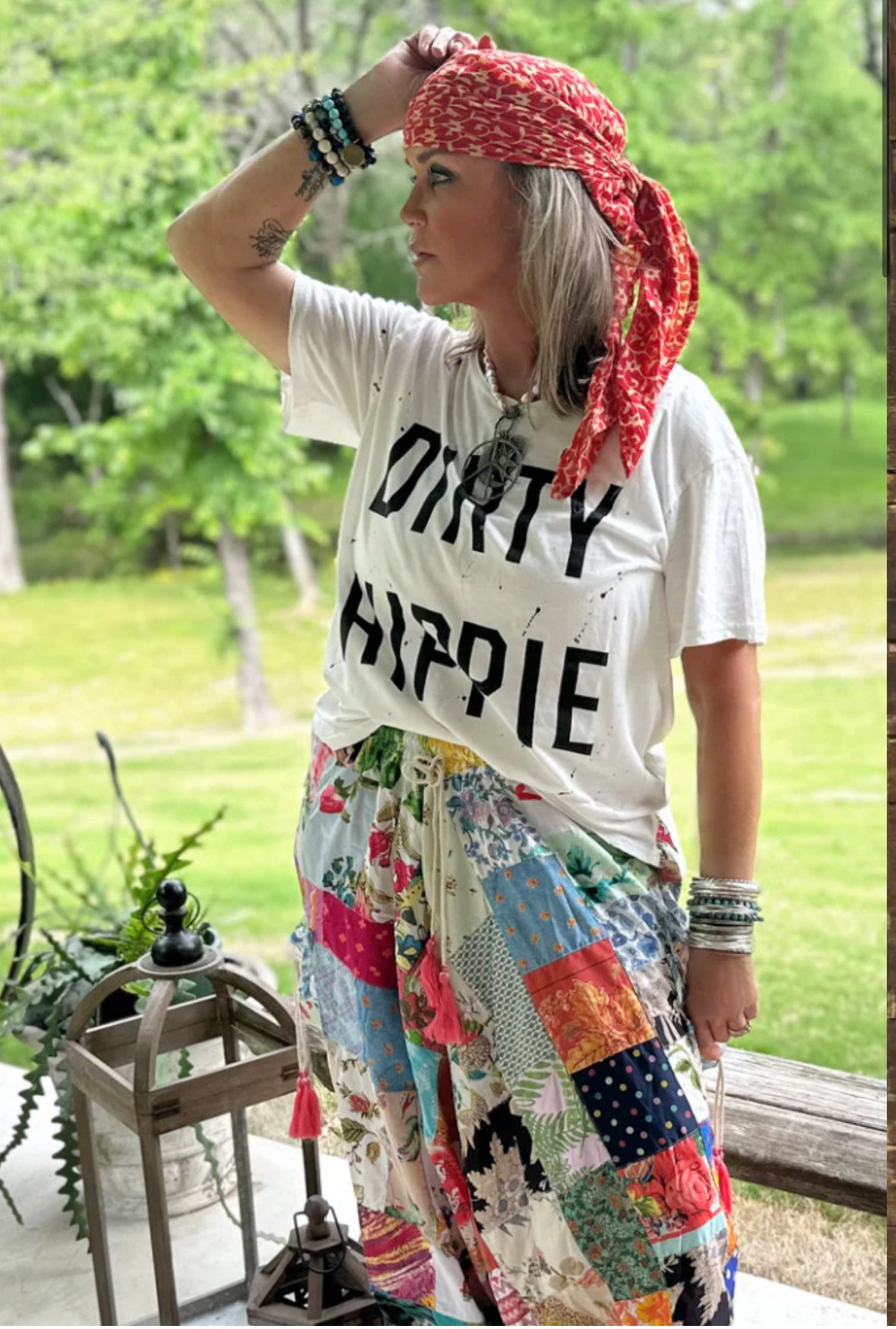 Dirty Hippie Tee - Parchment