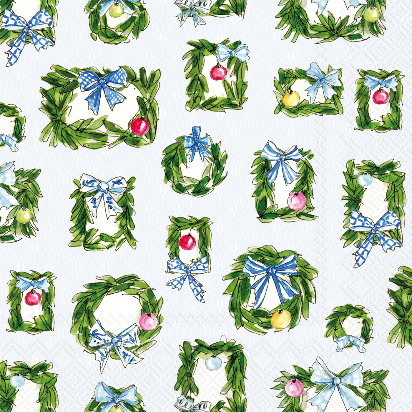 Christmas Ornaments Lunch Napkins