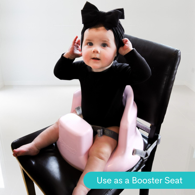 Upseat Baby Chair Booster Seat with Tray for Upright Posture