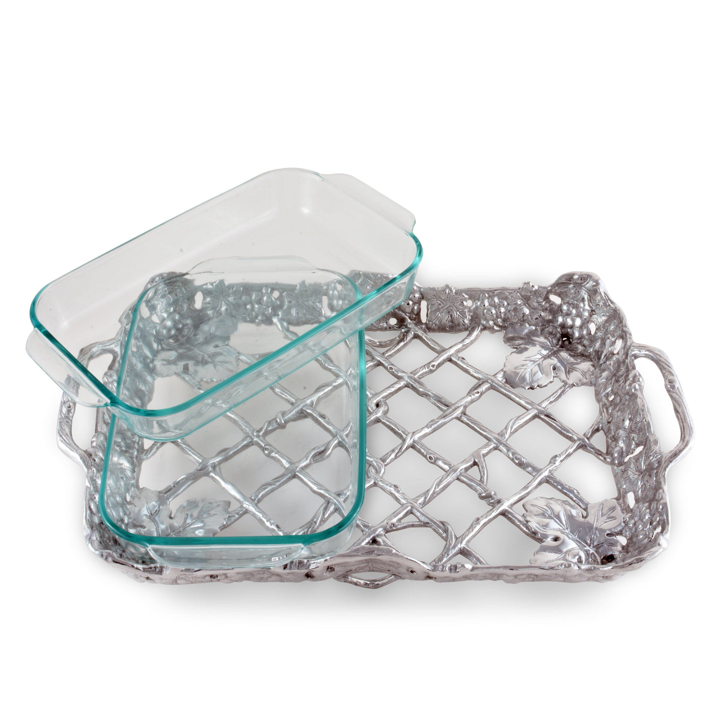Grape 2 Quart Pyrex Holder