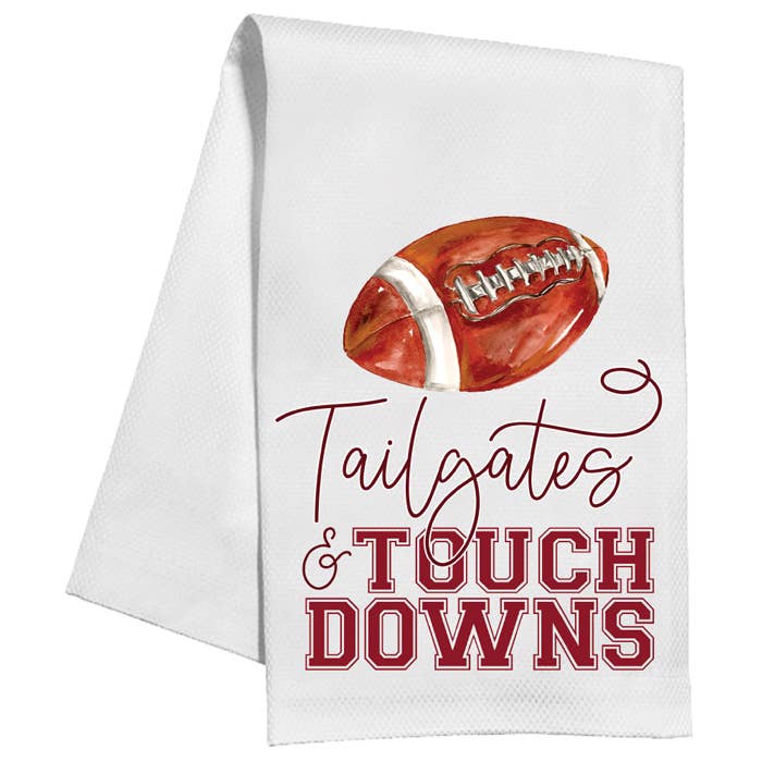Tailgates & Touchdowns Football Kitchen Towel