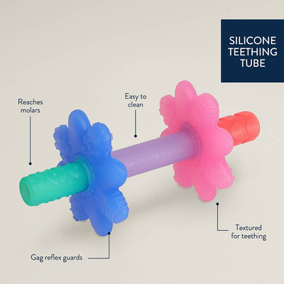 Teensy Tubes™: Pink Rainbow Teether