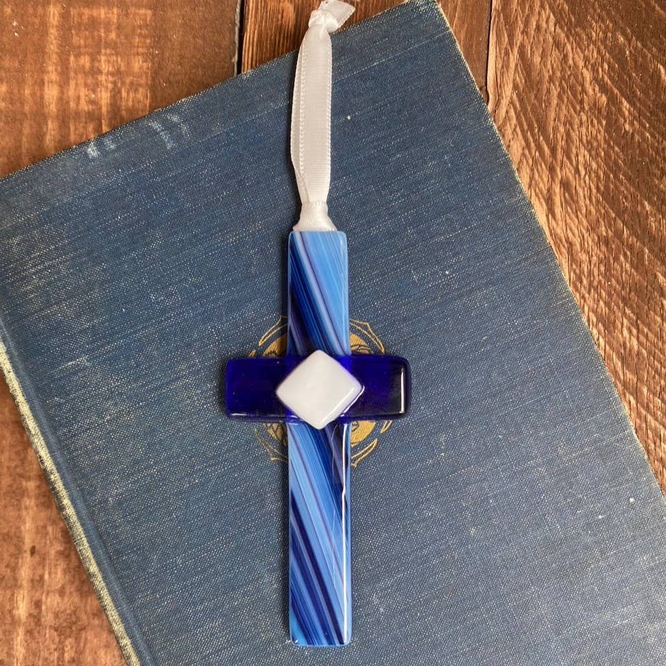 Boys Confirmation Glass Cross
