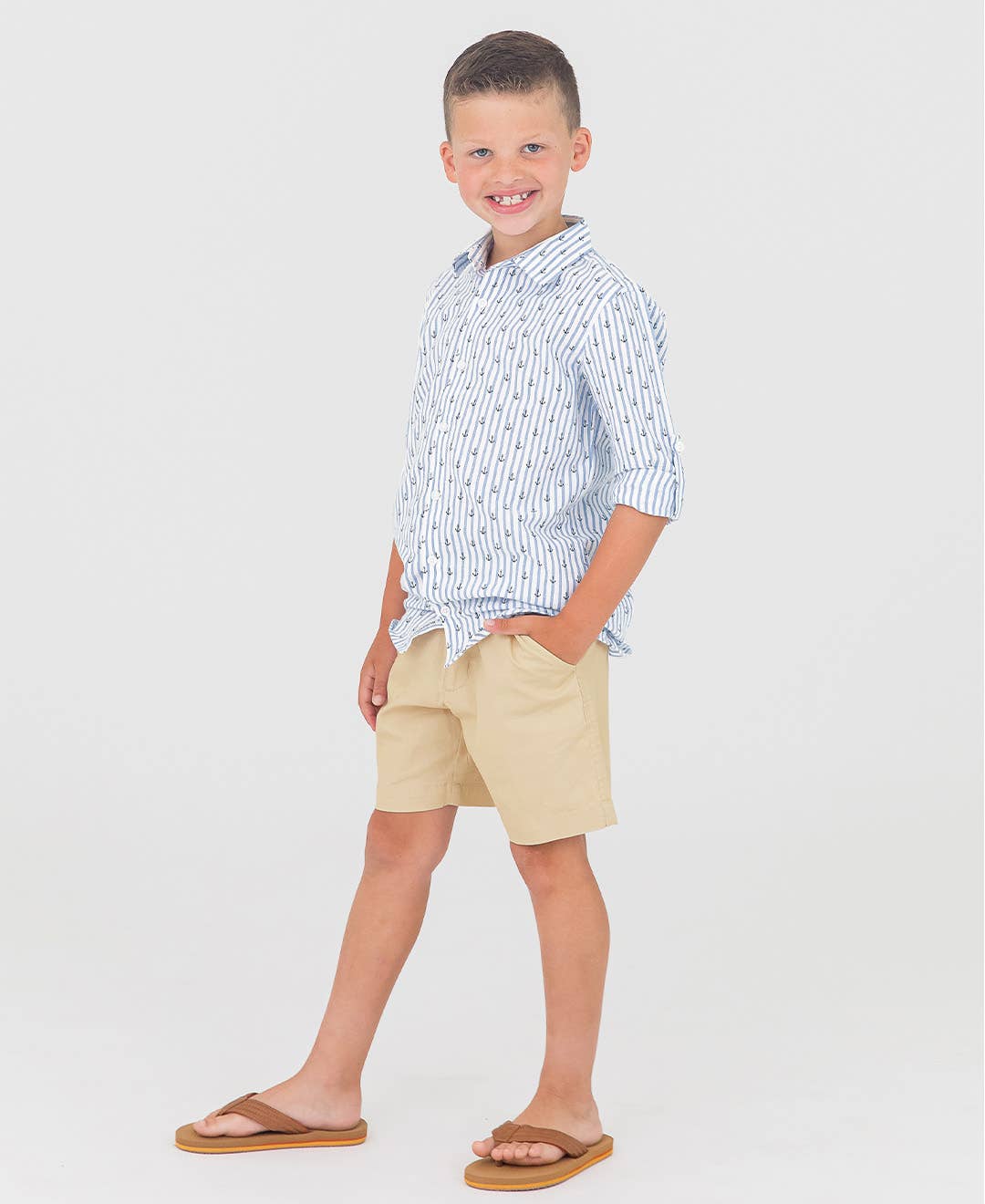 Boys Khaki Chino Short