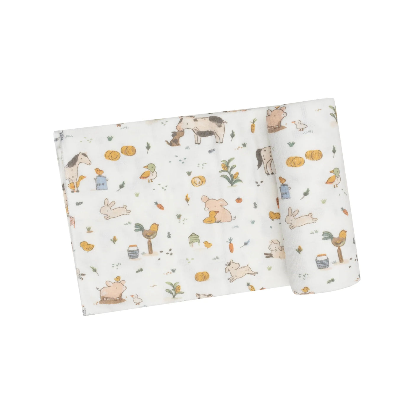 SWADDLE BLANKET - FARM BABIES