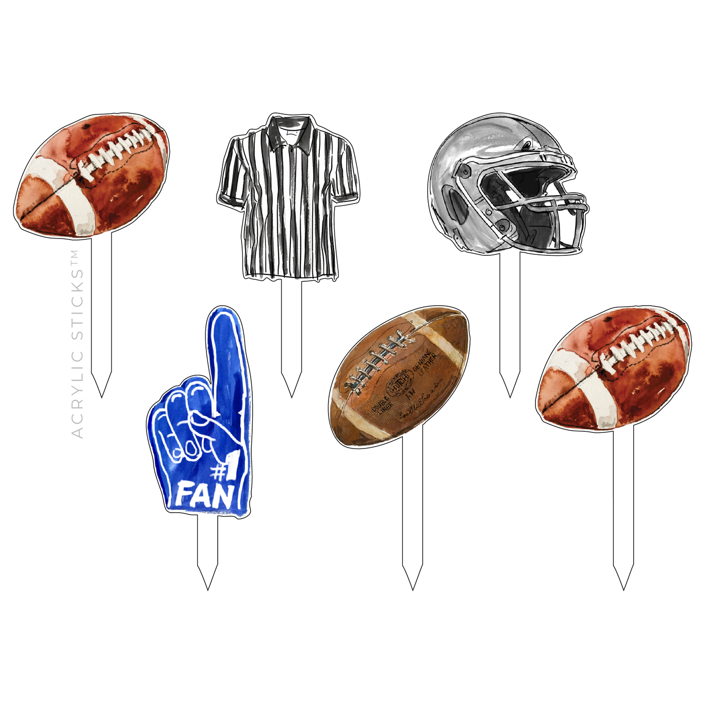 #1 FAN PARTY PIK STICKS COMBO