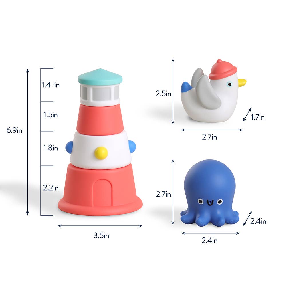 Itzy Stack & Squirt™ Bath Toy