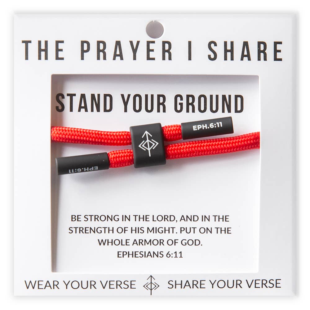 STAND YOUR GROUND Christian Bracelet