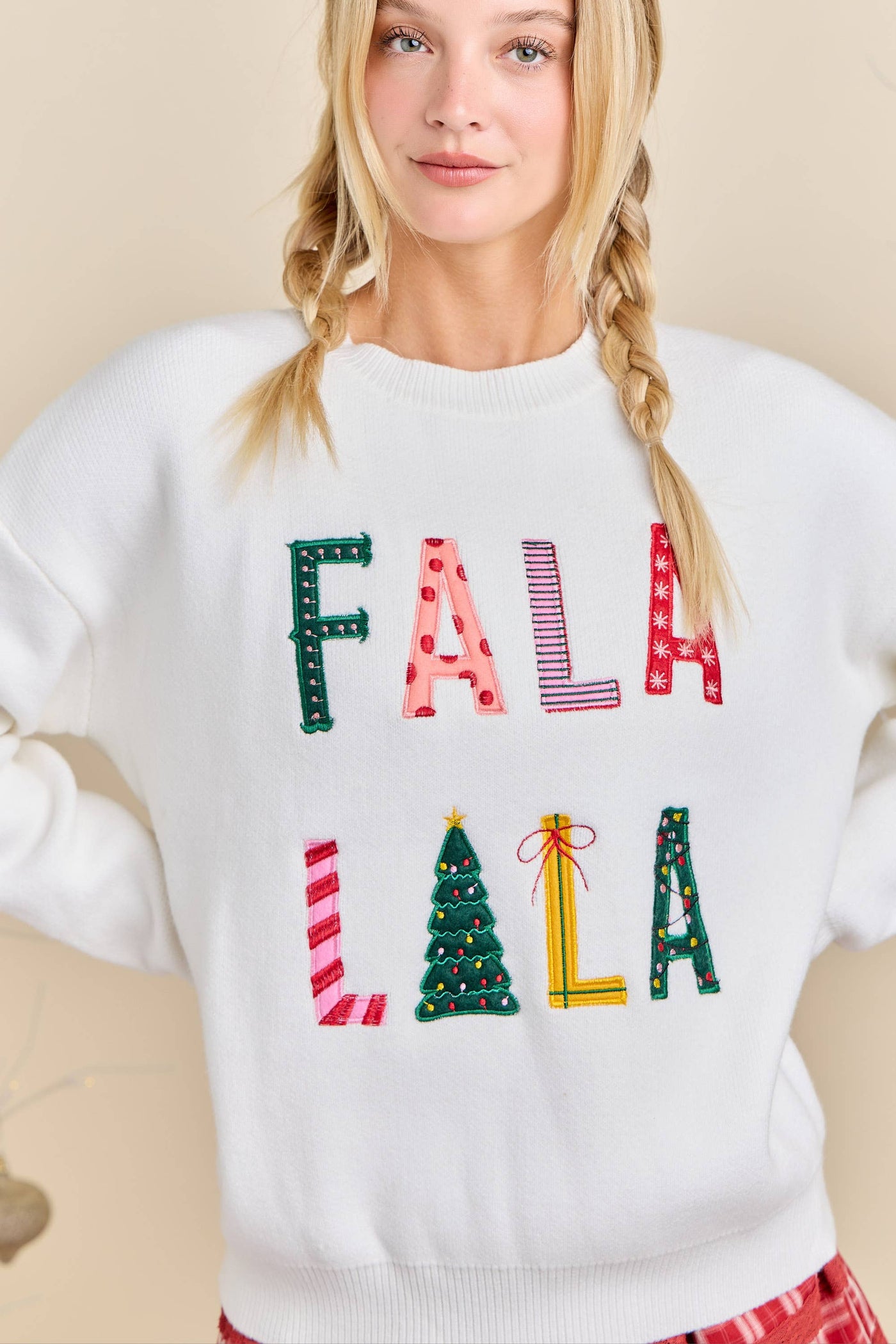 Festive Holiday Falala Sweater
