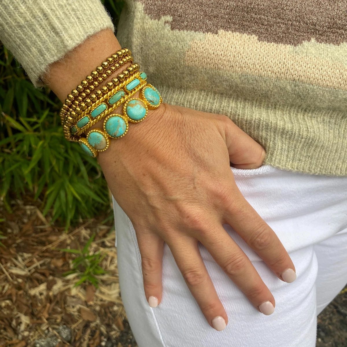 Turquoise Western Blues Cuff