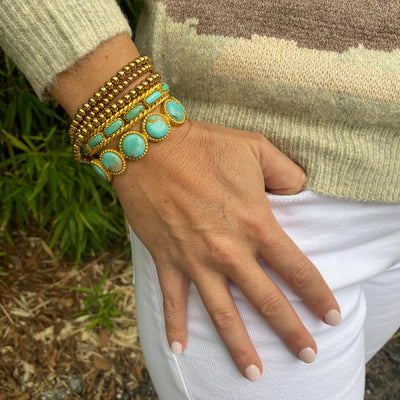 Turquoise Western Blues Cuff