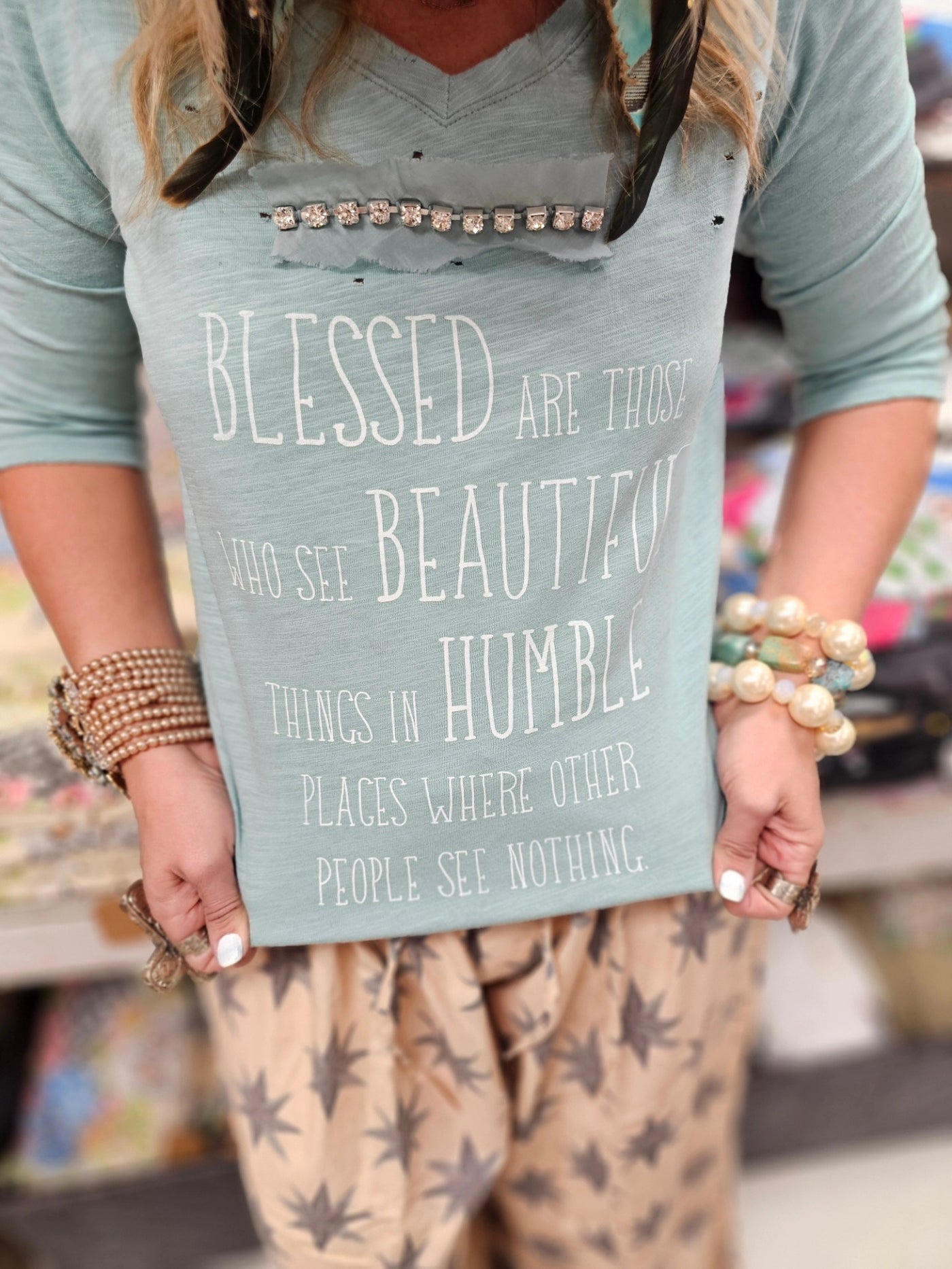 Blessed Are Those Who See Tattered Tee
