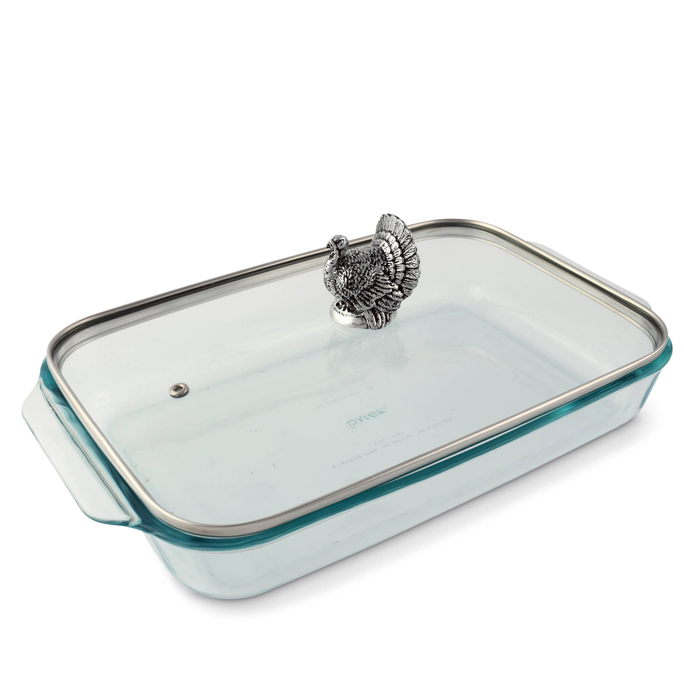 Turkey Lid with 3 Qt Pyrex Baking Dish