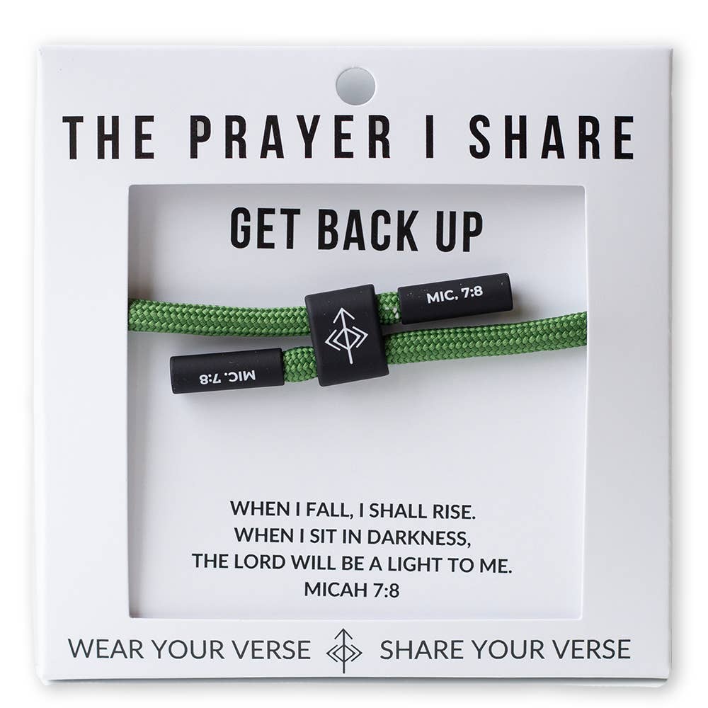 GET BACK UP Christian Bracelet