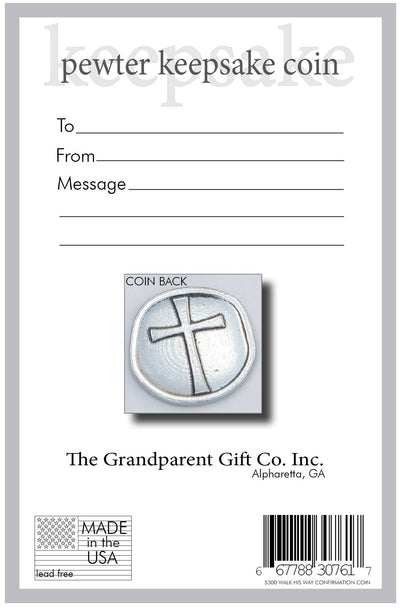 Confirmation Pewter Coin
