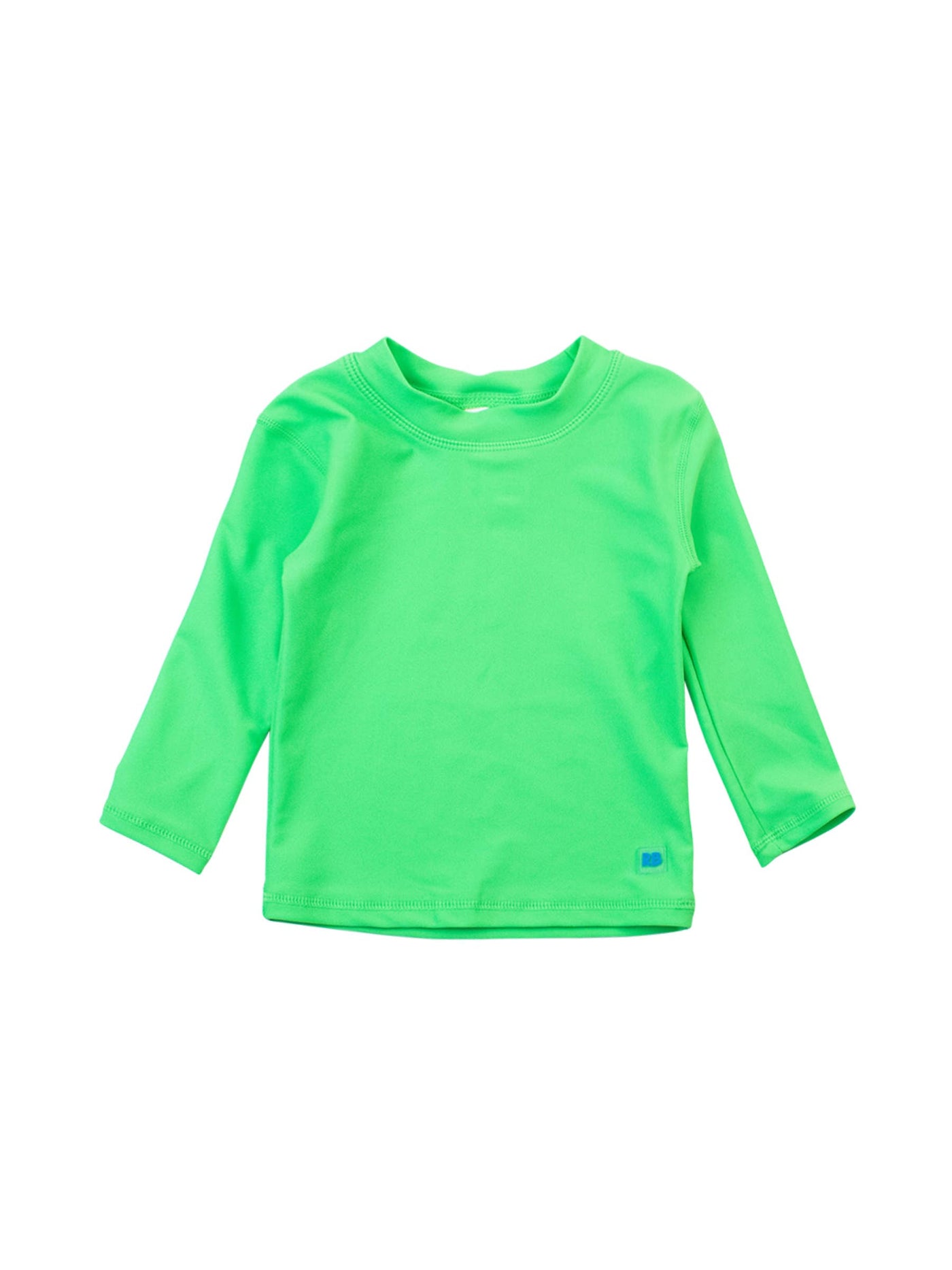 Boys Neon Lime Long Sleeve Rash Guard