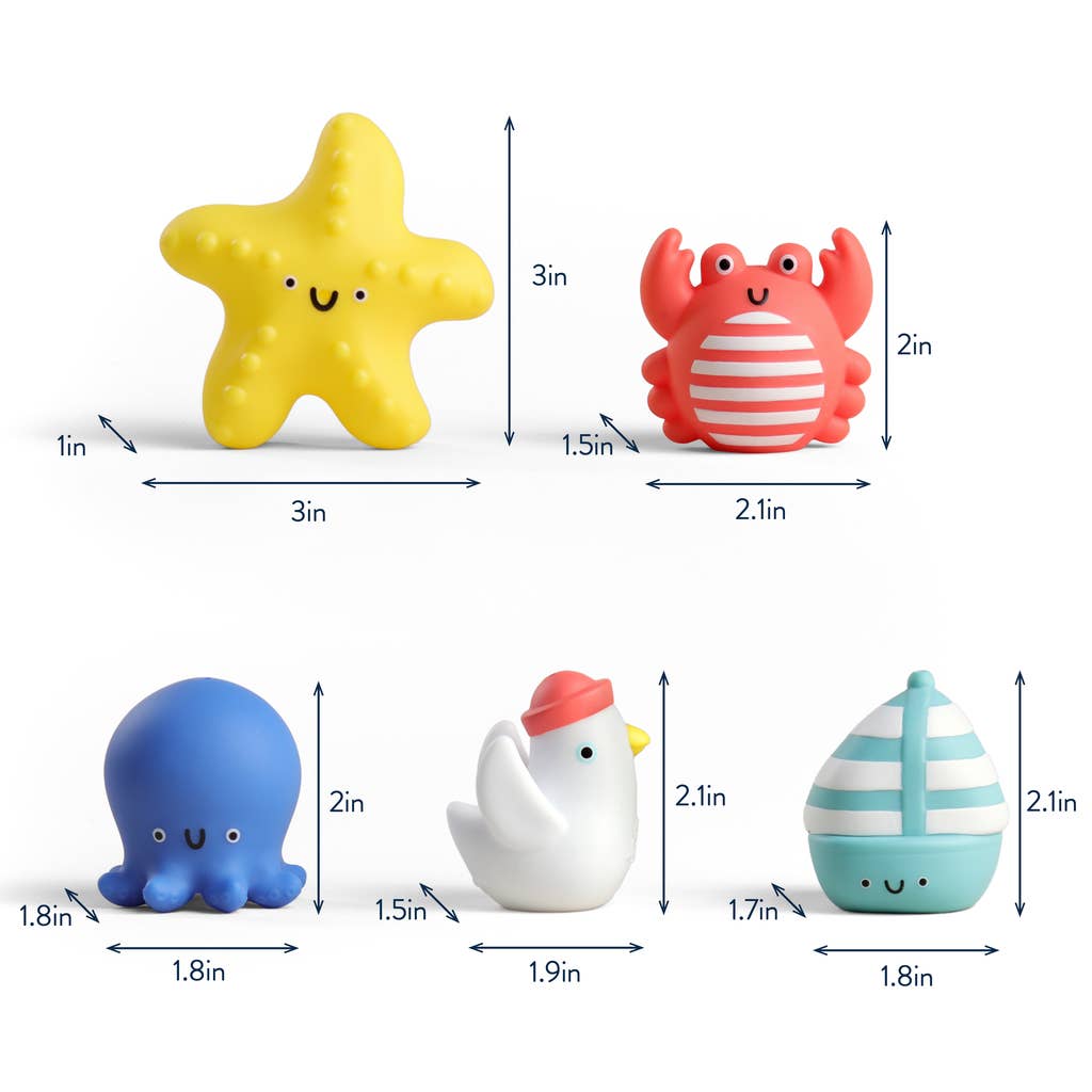 Nautical Itzy Bitzy Puppets™ - Bath Toys