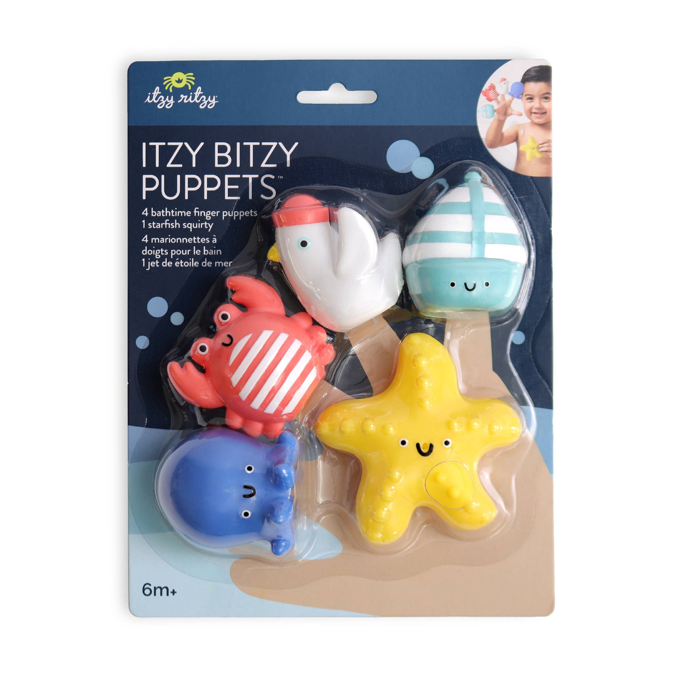 Nautical Itzy Bitzy Puppets™ - Bath Toys