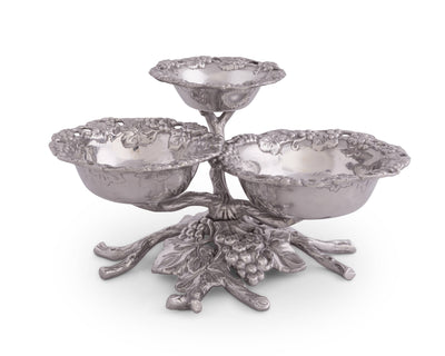 Grape 3-Tiered Bowl