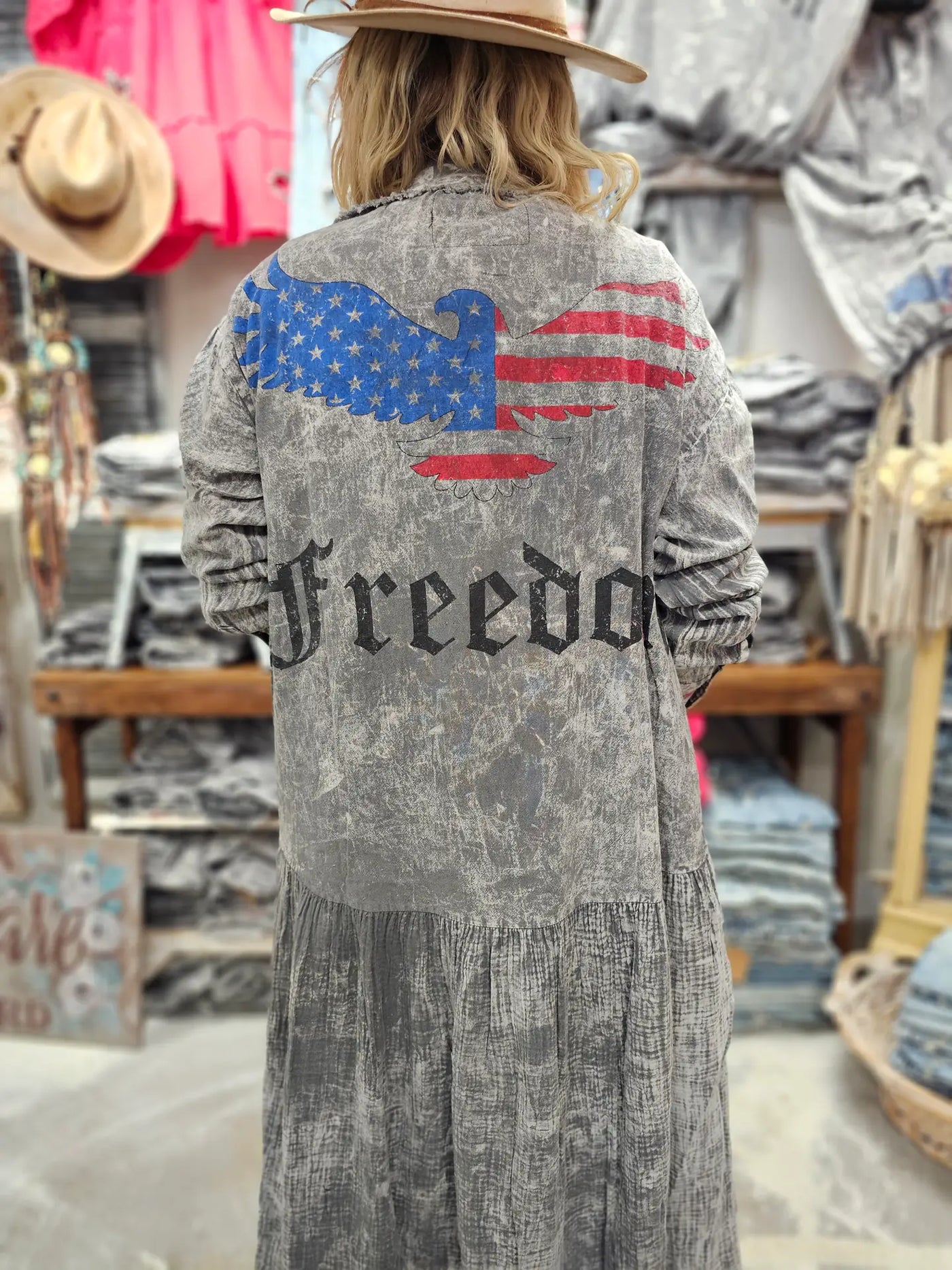 Freedom American Eagle Duster or Dress