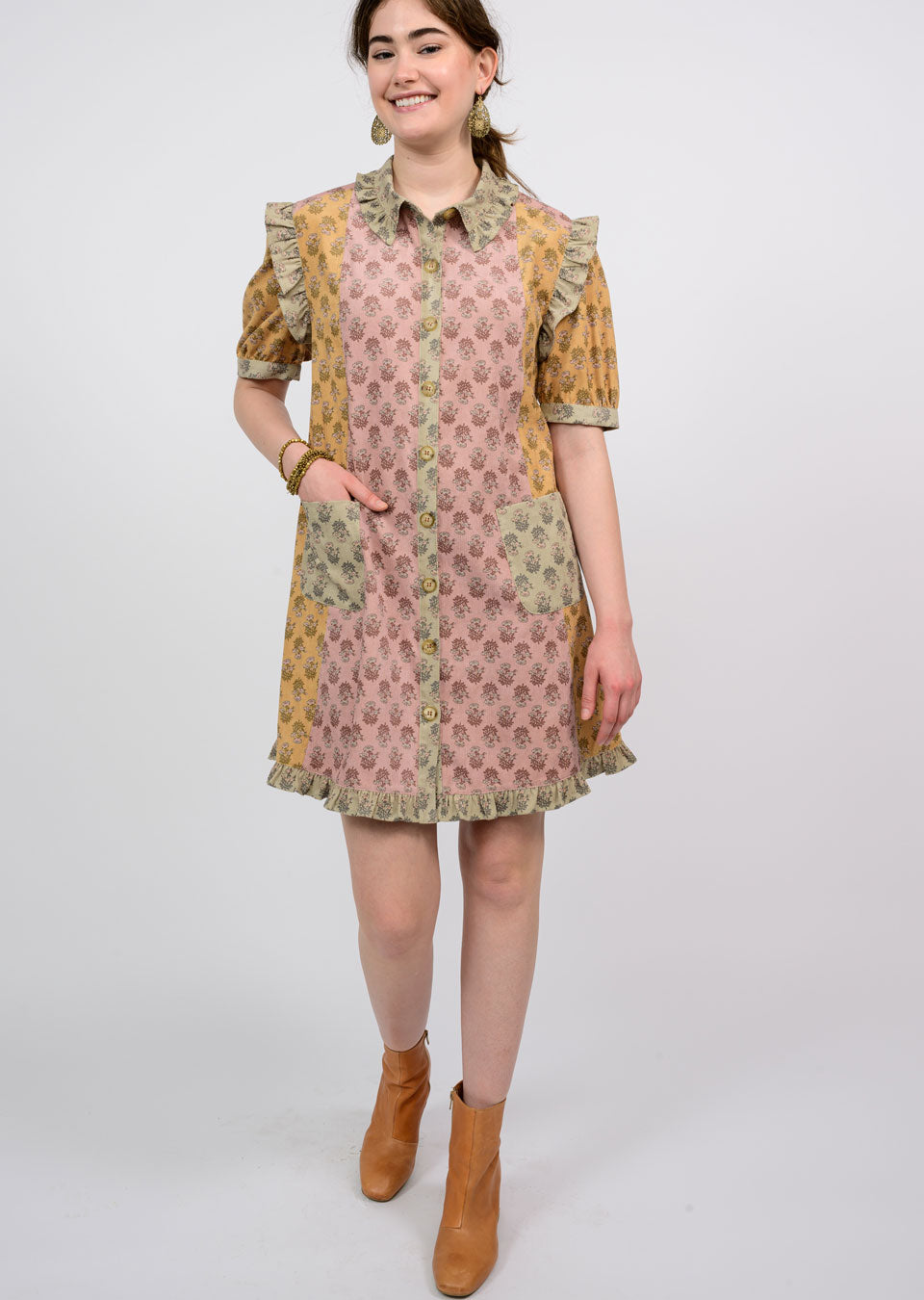 Swing Corduroy Dress