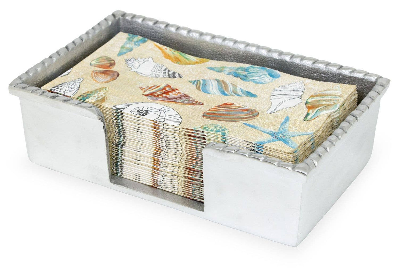 Silver Metal Guest Paper Towel Caddy