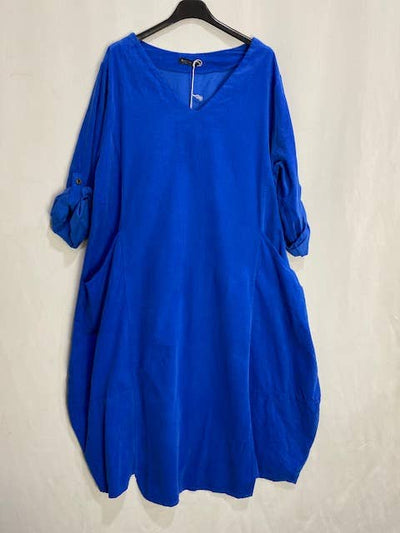 Navy Corduroy dress: NAVY