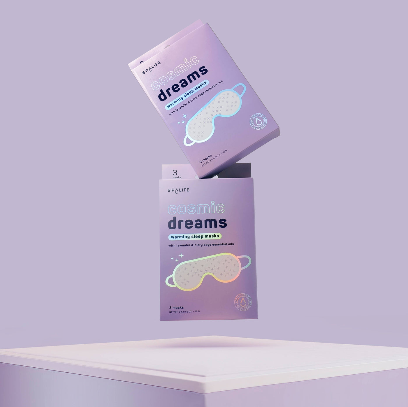 3 Pk Cosmic Dreams Warming Sleep Eye Mask