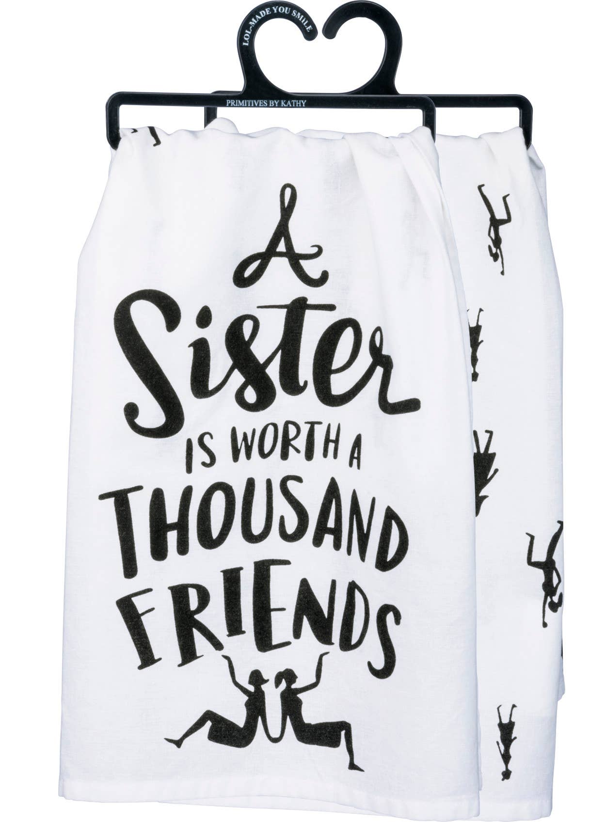 Sister Is Worth A Thousand Friends Kitchen Towel