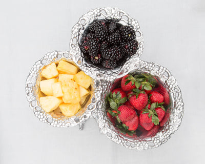 Grape 3-Tiered Bowl