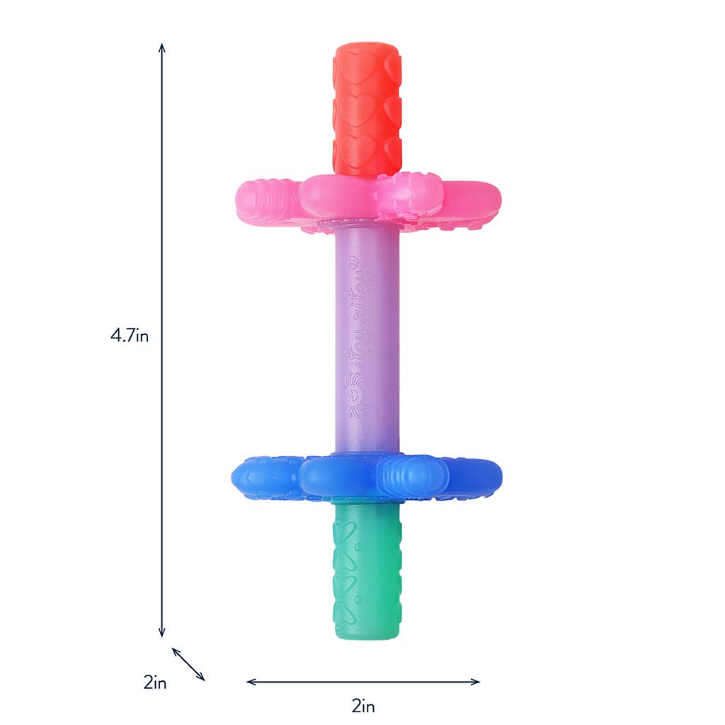 Teensy Tubes™: Pink Rainbow Teether